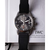 Montre IWC Spitfire homme automatique acier bracelet textile noir - vue VD2