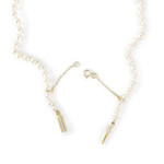 Collier d'occasion or 750 jaune perle de japon - vue 4