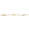 Collier d'occasion or 750 jaune maille fantaisie - vue V3