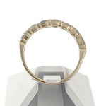 Bague d'occasion or 750 jaune diamants - vue 3