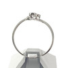 Bague d'occasion or 375 blanc diamants - vue V3