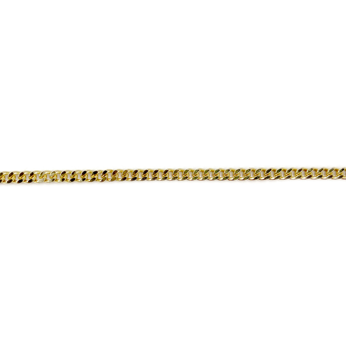 Chaine d'occasion or 375 jaune maille gourmette 45 cm - vue 3