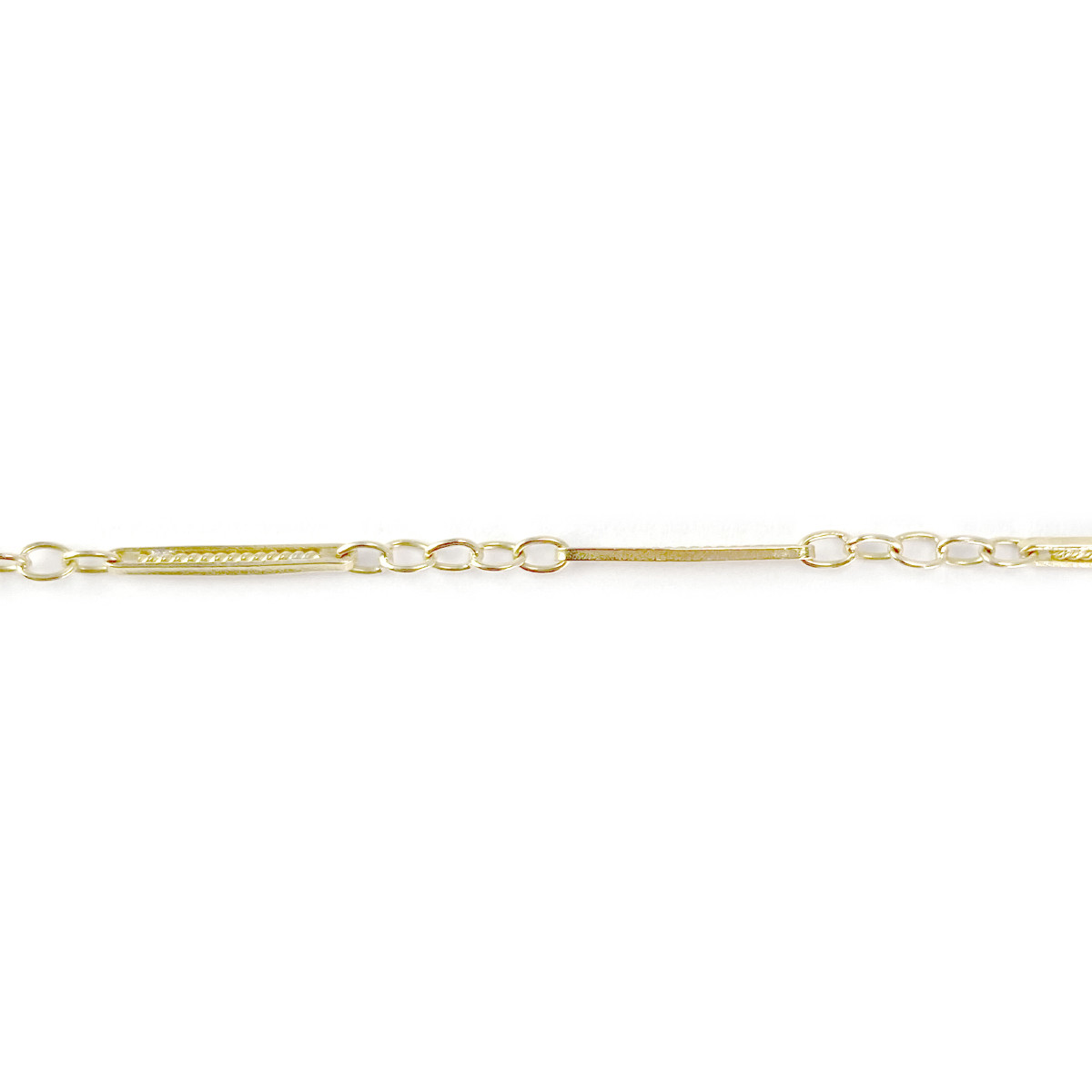 Collier d'occasion or 750 jaune maille fantaisie perles de culture blanches 41 cm - vue 3