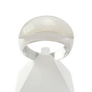 Bague d'occasion argent nacre
