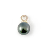Pendentif d'occasion or 750 jaune perle de Tahiti