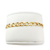 Bracelet d'occasion or 750 jaune maille gourmette 18.5 cm - vue V1
