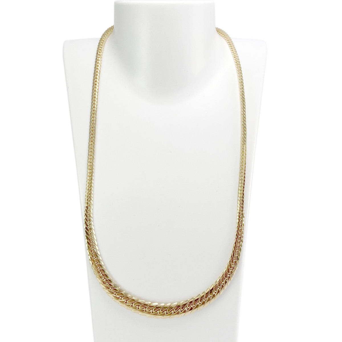 Collier d'occasion or jaune 750 maille anglaise - vue 2