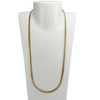 Collier d'occasion or 750 jaune maille haricot - vue V2