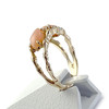 Bague d'occasion or 585 jaune corails zirconia - vue V2