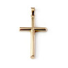 Pendentif croix d'occasion or 750 jaune - vue V1
