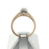 Bague d'occasion 2 ors 750 carrée diamants - vue V3
