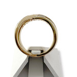 Bague d'occasion or 750 jaune diamants - vue 3