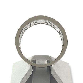Second-hand gold ring 750 white diamonds