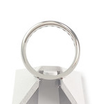 Bague d'occasion or 750 blanc diama - vue 3