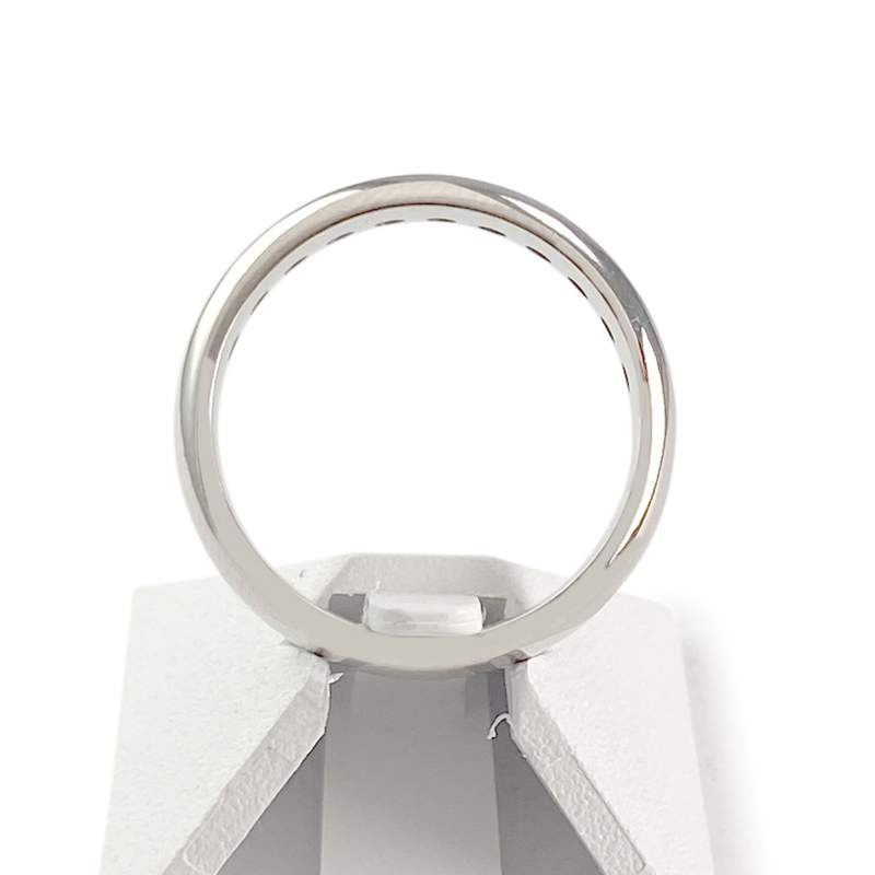 Bague d'occasion or 750 blanc diama - vue 3