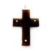 Pendentif d'occasion croix or 375 jaune bois Crucifix - vue V2