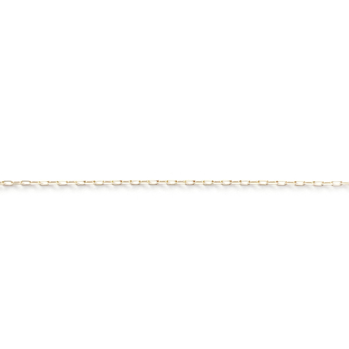 Collier d'occasion or jaune 375, motif anneau. Longueur 40 cm. - vue 3