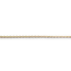 Collier d'occasion or 750 jaune et rhodié 2 émeraudes 40 cm - vue V2