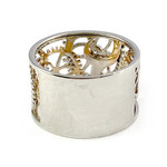 Bague d'occasion Vesontio 2 ors 750 diamants 0,12 carat - vue 3