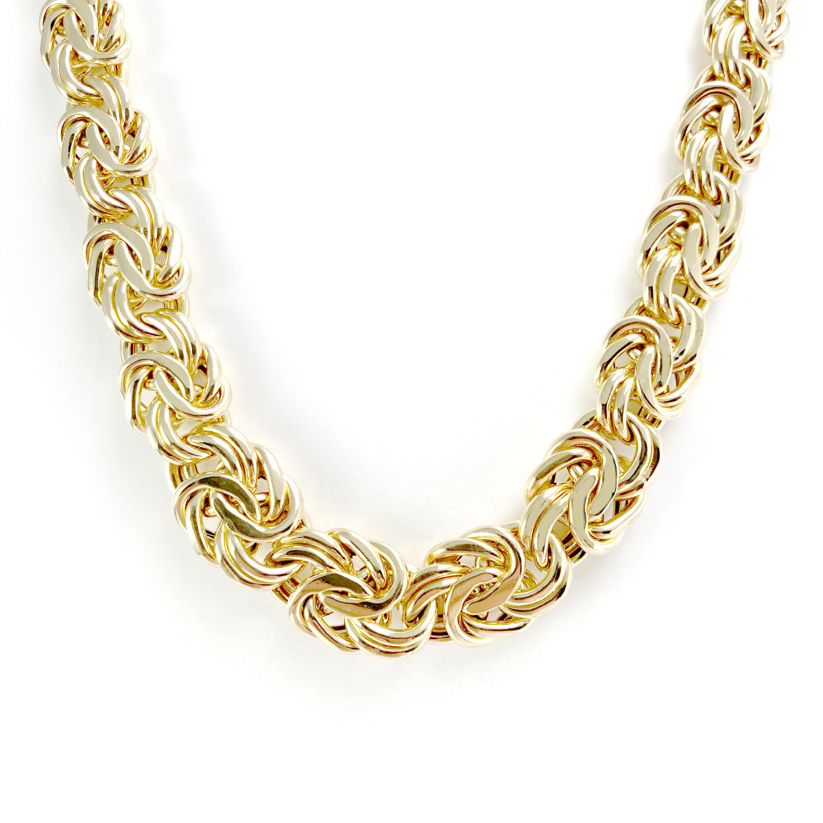 Collier d'occasion or 750 jaune maille royale 41 cm