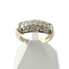 Bague d'occasion or 750 jaune diamants - vue V1