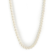 Collier d'occasion or 750 blanc perles de culture du Japon 64 cm