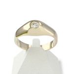 Bague d'occasion or 750 jaune diamant - vue 1