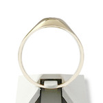 Bague d'occasion or 750 jaune diamant - vue 3