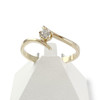 Bague d'occasion or 750 jaune diamant - vue V1