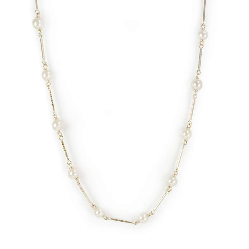 Collier d'occasion or 750 jaune perles de culture du Japon 57 cm - vue 1