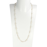 Collier d'occasion or 750 jaune perles de culture du Japon 57 cm - vue 2