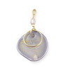 Pendentif d'occasion or 750 jaune perle en verre - vue V1