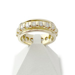 Bague d'occasion or 750 jaune diamants - vue 1