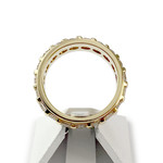 Bague d'occasion or 750 jaune diamants - vue 3