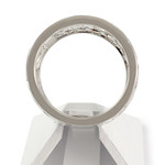 Bague d'occasion or 750 blanc diamant - vue 3