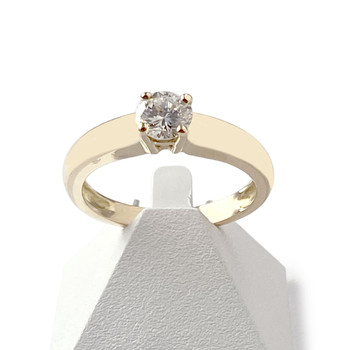 Second-hand 750 yellow gold ring