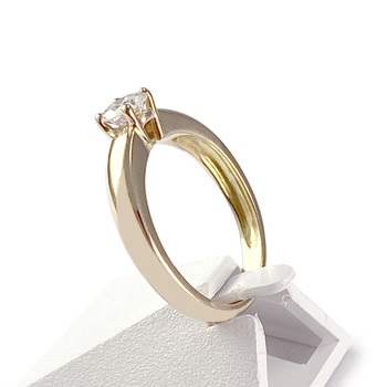 Second-hand 750 yellow gold ring