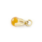 Pendentif d'occasion or 750 jaune pierre de lune - vue 2