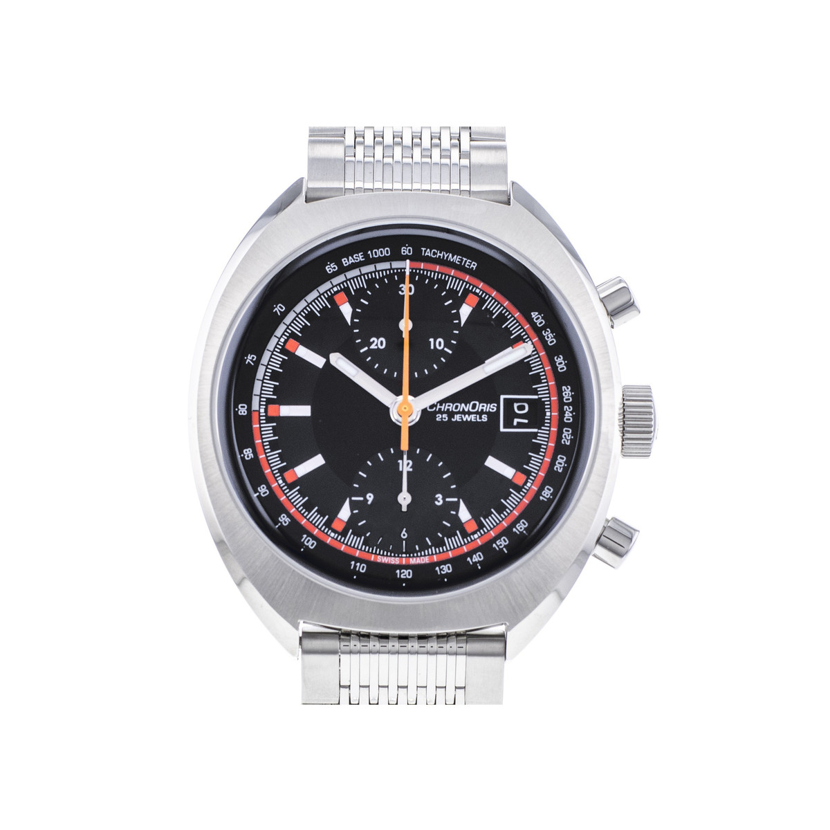 Montre d'occasion Oris Chronoris homme chronographe automatique acier