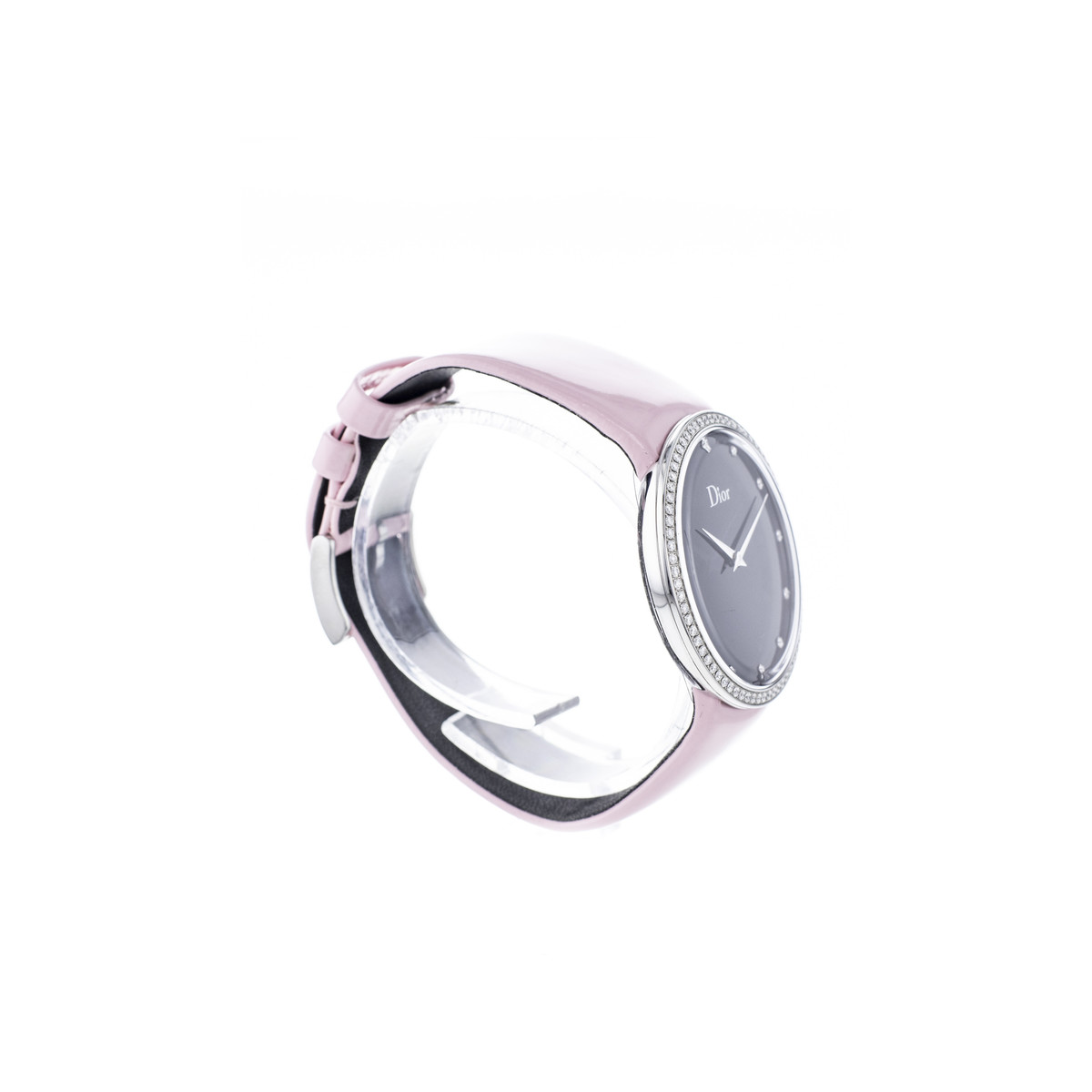 Montre d'occasion Dior D femme acier bracelet rose - vue 2