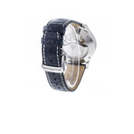 Montre d'occasion Baume et Mercier Capeland homme chronographe automatique acier bracelet cuir noir - vue 3