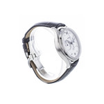 Montre d'occasion Montblanc Heritage homme chronographe automatique acier bracelet cuir noir - vue 2