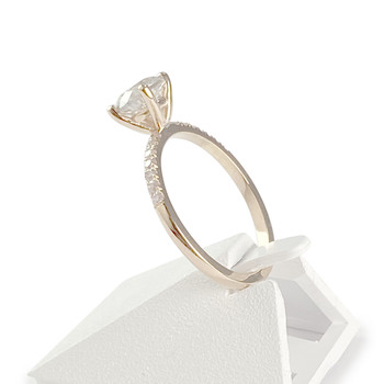 Bague d'occasion or 585 jaune diamants