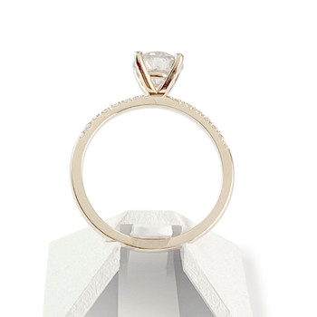 Bague d'occasion or 585 jaune diamants