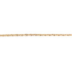 Collier d'occasion or 750 jaune oeil de tigre 44.5 cm - vue 3