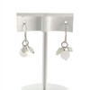 Boucles d'oreilles d'occasion argent 925 quartz préhnite - vue V3