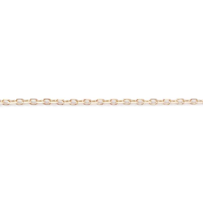 Collier d'occasion or 750 rose quartz fumé 42 cm - vue 3