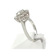 Bague d'occasion or 750 blanc diamants - vue V2