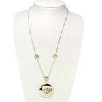 Collier d'occasion or 375 jaune 57 cm - vue 2