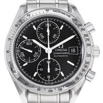 Montre d'occasion Omega Speedmaster homme chronographe automatique acier - vue D1